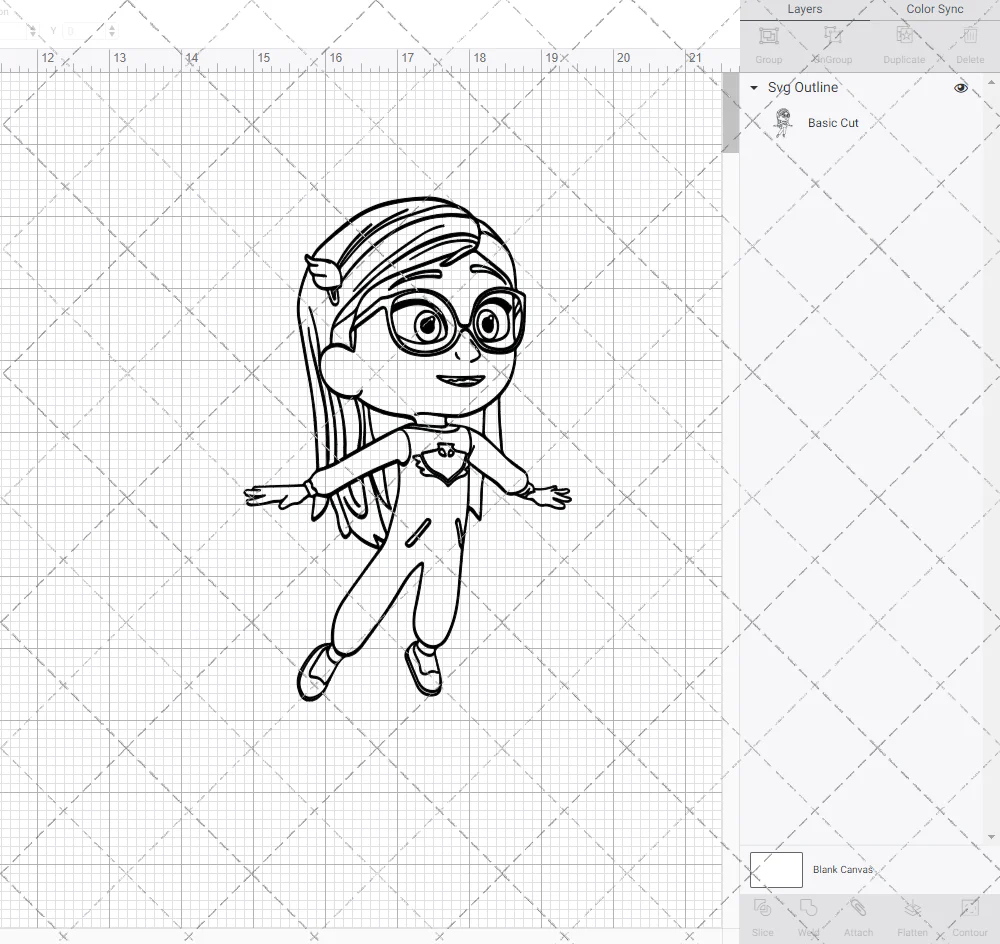 Amaya - PJ Masks, Svg, Dxf, Eps, Png - Image 3