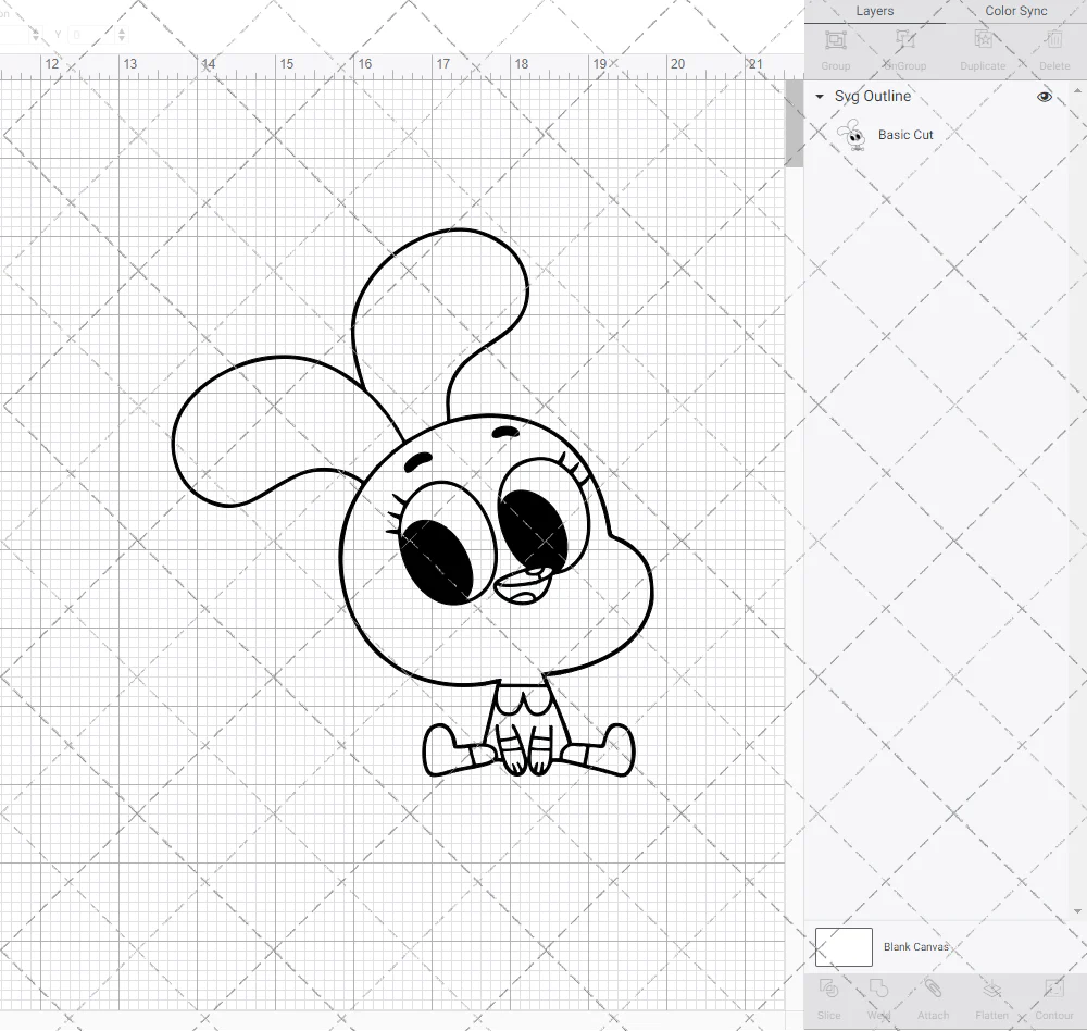 Anais Watterson - The Amazing World of Gumball 002, Svg, Dxf, Eps, Png - Image 3