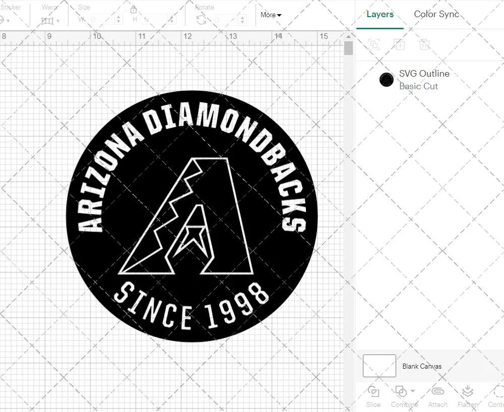 Arizona Diamondbacks Circle 1998, Svg, Dxf, Eps, Png - Image 3